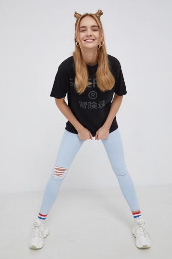 Rifle Superdry dámske, vysoký pás