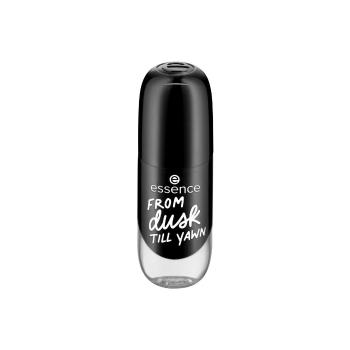 Essence  Nail Color Gel Nail Polish - 46 FROM Dusk TILL YAWN  Laky na nechty Čierna