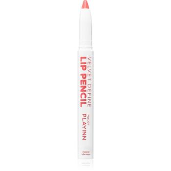 Inglot PlayInn Velvet Define Lip Pencil intenzívna ceruzka na pery odtieň BLUSHING CORAL 61 1,6 g