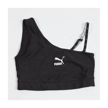 Puma  DARE TO CROP TOP  Tričká a polokošele Čierna