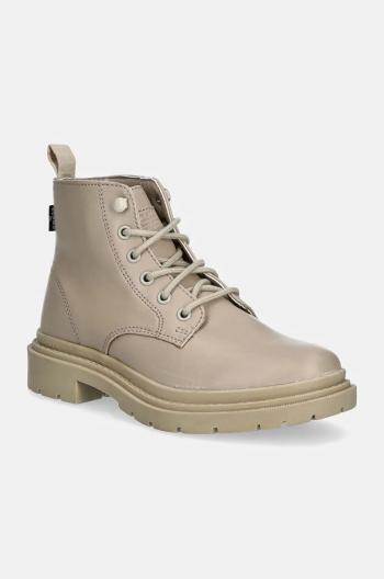Workery Levi's TROOPER CHUKKA dámske, béžová farba, na platforme, D7040-0009
