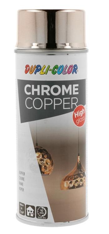 DC CHROME EFFECT - Dekoračný sprej s chrómovým efektom chrómový medený 0,4 L