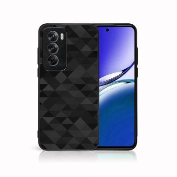 MY ART Ochranný kryt pre Oppo Reno12 Pro 5G BLACK TRIANGLES (232)