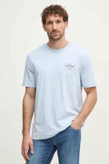 Bavlnené tričko Tommy Hilfiger pánske, s potlačou, MW0MW37454