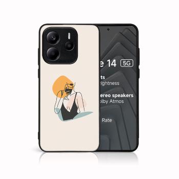 MY ART Ochranný kryt pre Xiaomi Redmi Note 14 5G WOMAN (197)