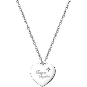 S'Agapõ Srdiečkový náhrdelník Be My Always Forever Together SBM04