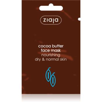 Ziaja Cocoa Butter výživná maska pre normálnu a suchú pleť 7 ml