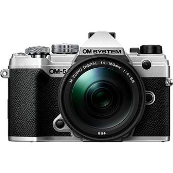 OM SYSTEM OM-5 kit 14 – 150 mm strieborný (V210021SE000) + ZDARMA Starter kit ALZA