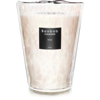 Baobab Collection Pearls White vonná sviečka 24 cm
