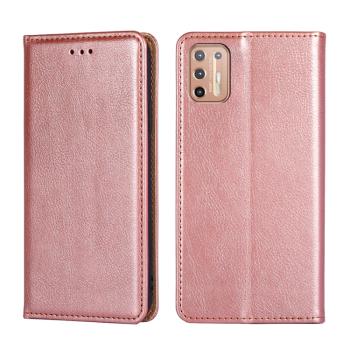 MAGNETIC Zaklápací kryt pre Motorola Moto G9 Plus ružový