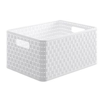Rotho Úložný box A4 Country 18 L – biely (1115301100)