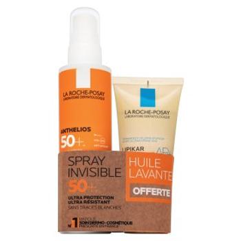 La Roche-Posay ANTHELIOS sada Invisible Spray SPF50+ & Lipikar Cleansing Oil AP+ 200 ml + 100 ml