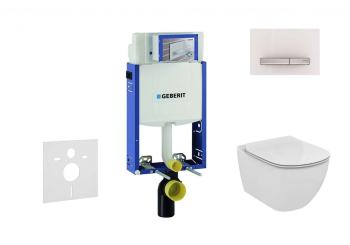 GEBERIT - Kombifix Modul na závesné WC s tlačidlom Sigma50, alpská biela + Ideal Standard Tesi - WC a doska 110.302.00.5 NF8