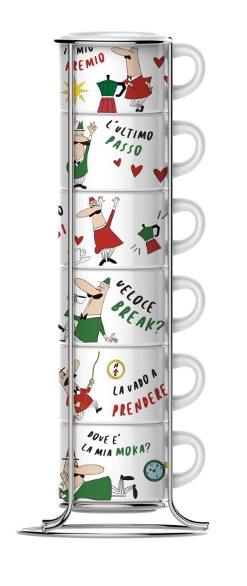 Bialetti Espresso Csésze Szett - 6 db