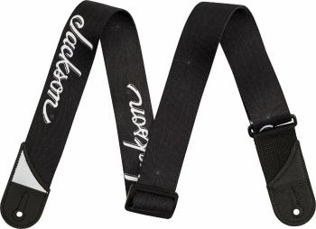 Jackson White Logo Strap Gitarový pás Black