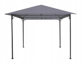 Chomik Záhradný altánok GAZEBO | sivá 3 x 3 m