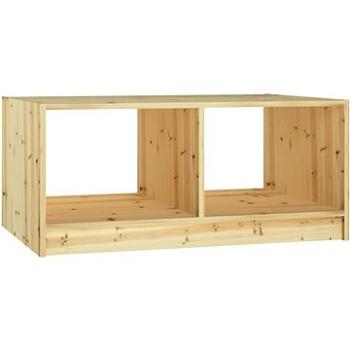 SHUMEE Konferenčný stolík 75 × 50 × 33,5 cm masívna jedľa, 809905