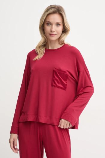 Pyžamové tričko s dlhým rukávom United Colors of Benetton bordová farba, 3ZEW3M06P