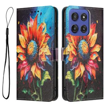 ART Peňaženkový kryt pre Motorola Edge 60 / Edge 60 Fusion SUNFLOWER