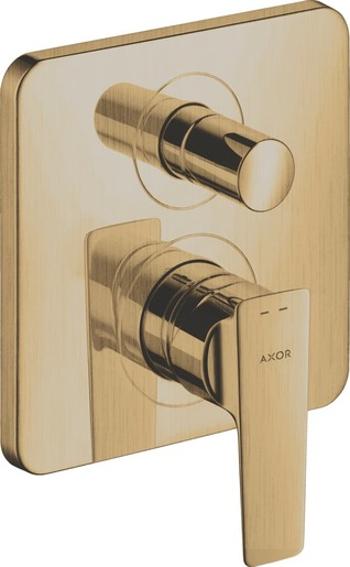 Sprchová a vaňová batéria Hansgrohe AXOR Citterio E kartáčovaný bronz 36457140