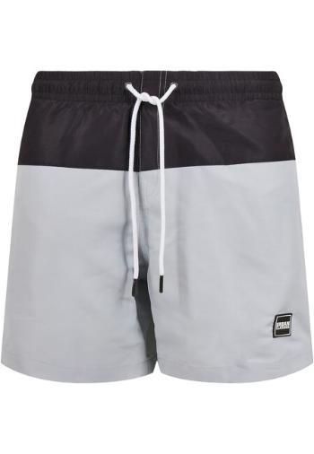 Urban Classics Block Swim Shorts lightasphalt/black - M