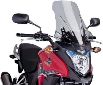 Motor plexi PUIG TOURING füstszínű, HONDA CB 500 X (2013-2015) modellekhez