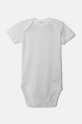 Bavlnené body pre bábätká United Colors of Benetton 3-pak 3GI70B079