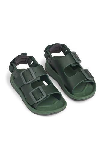 Detské sandále Liewood Anni Sandals zelená farba
