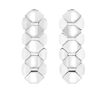 BREIL Extravagantné oceľové náušnice Hexagonia TJ3635