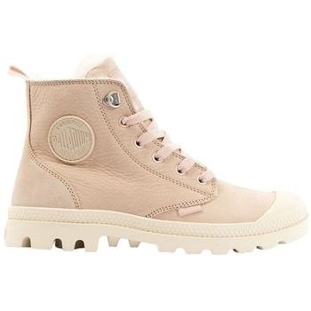 Palladium  PAMPA HI ZIP WL  Čižmičky Béžová