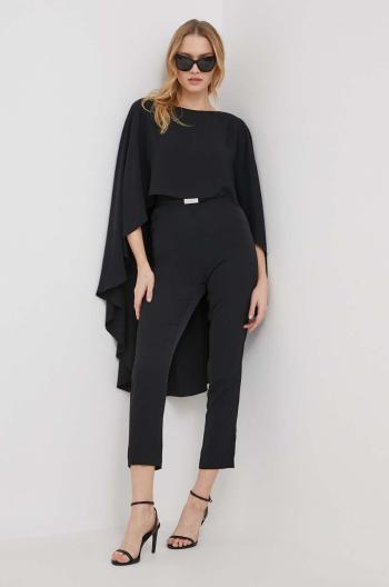 Overal Lauren Ralph Lauren čierna farba,s okrúhlym výstrihom,253909384