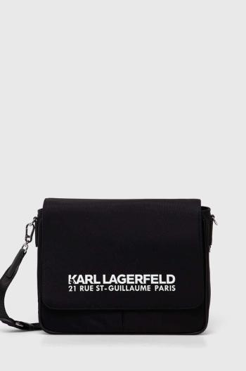 Taška Karl Lagerfeld čierna farba, 245M3004
