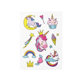 TATTonMe Temporary Tattoos Unicorns tetovačka pre deti vodeodolné 3 y+ 1 ks