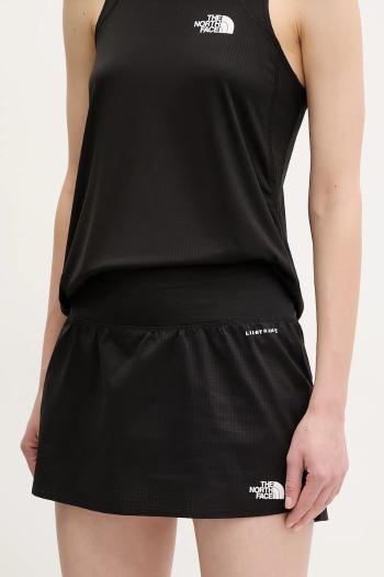 Športová sukňa The North Face Sunriser čierna farba, mini, rovný strih, NF0A8BBZJK31