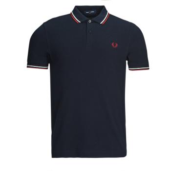 Fred Perry  TWIN TIPPED FRED PERRY SHIRT  Polokošele s krátkym rukávom Modrá