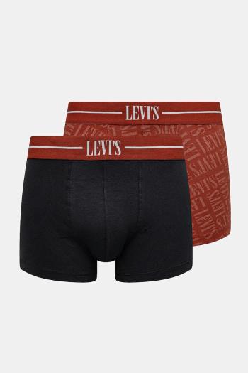 Boxerky Levi's 2-pak červená farba, 37149-1098