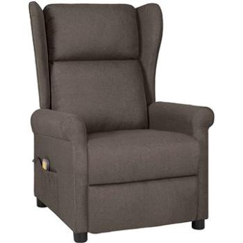 Shumee polohovacie hnedé textil, 329653