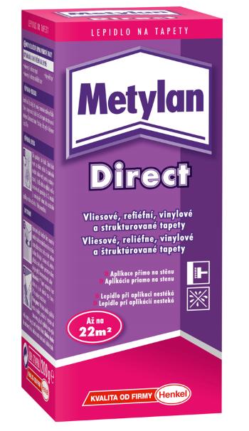 METYLAN DIRECT - Lepidlo na tapety pre valčekovanie 200 g