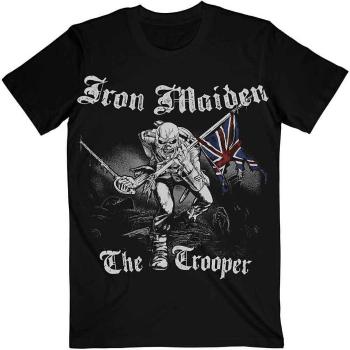 Iron Maiden Tričko Sketched Trooper Unisex Black XL