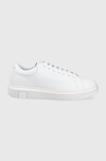Kožená obuv Armani Exchange biela farba XUX123 XV534 00152