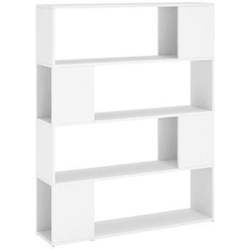 Shumee deliaca stena biela 100 × 24 × 124 cm, 809188