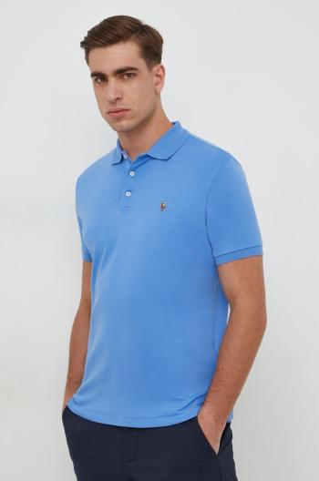 Bavlnené polo tričko Polo Ralph Lauren jednofarebné,710704319