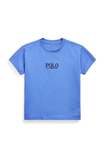 Detské bavlnené tričko Polo Ralph Lauren s nášivkou, 322964779004