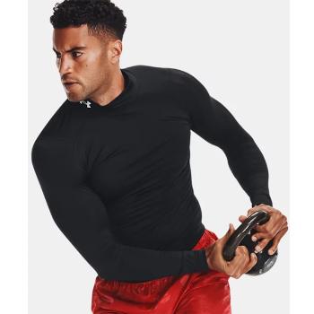 Under Armour UA HG Armour Comp Mock LS-BLK - S