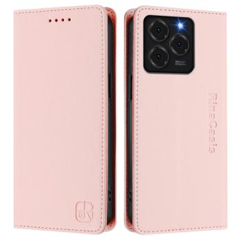 RINA Zaklápacie puzdro pre Ulefone Note 20 Pro svetloružové