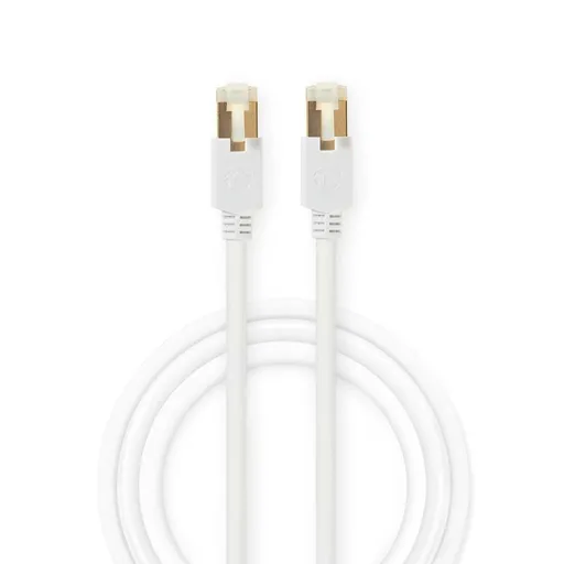 Nedis CCGB85221WT10 - CAT6 S/FTP Sieťový Kábel | RJ45 (8P8C) Zástrčka – RJ45 (8P8C) Zástrčka | 1 m | Biela farba