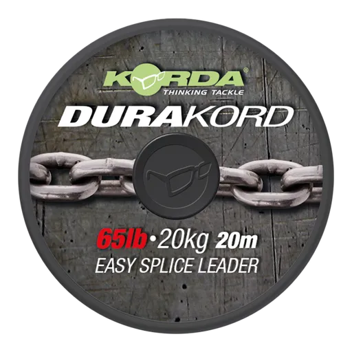 Korda náväzcová šnúrka dura-kord dyneema spliceable leader - 65 lb 15 m