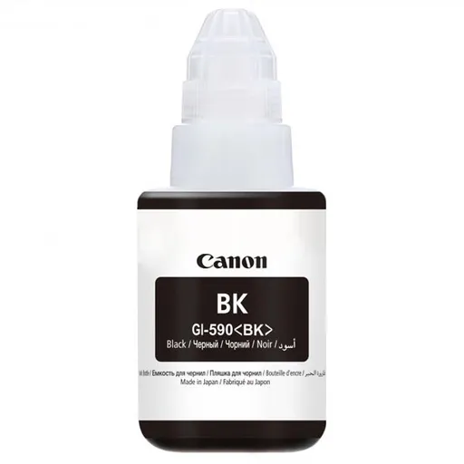 Canon originál ink GI-590 Bk, black, 6000str., 135ml, 1603C001, Canon PIXMA iP100, čierna