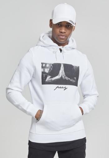 Mr. Tee Pray Hoody white - XL