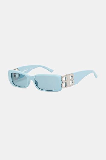 Slnečné okuliare Balenciaga BB0096S dámske, strieborná farba